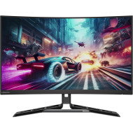 شاشة لينوفو ليجين R32qc-30 قياس 31.5 بوصة QHD VA منحنية 180Hz OC بزمن استجابة 0.5ms ودعم HDR وAMD FreeSync – أسود