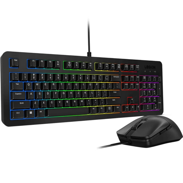 لوحة مفاتيح وفأرة لينوفو ليجيون KM310 RGB – أسود لوحة مفاتيح وفأرة لينوفو ليجيون KM310 RGB – أسود