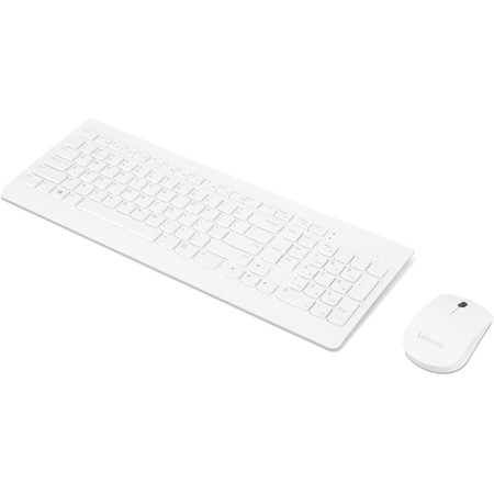 Keyboard & Mouse Wireless Combo Lenovo 510 GX30N81779 – Black (English–Arabic Layout) - WHITE Keyboard & Mouse Wireless Combo Lenovo 510 GX30N81779 – Black (English–Arabic Layout) - WHITE