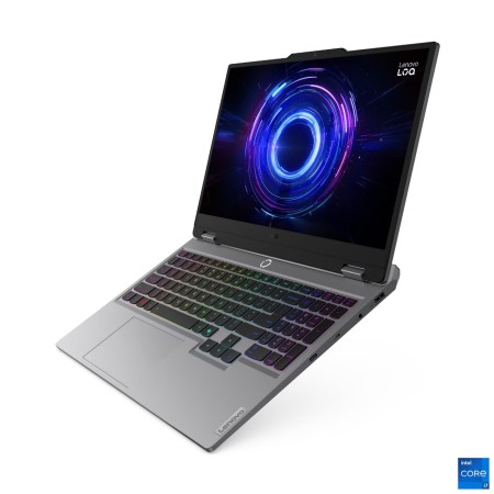 لابتوب ألعاب Lenovo LOQ 15IRX10, مقاس 15.6 بوصة دقة FHD IPS, معالج i7-14700HX, ذاكرة 24GB DDR5 , تخزين 1TB M.2 PCIe NVMe, كرت شاشة RTX 5060 8GB - رمادي