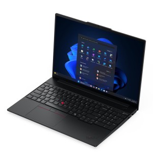 لاب توب مكتبي Lenovo ThinkPad E16 Gen 3، بمعالج Intel Core Ultra 7 256V، وبطاقة رسومات مدمجة Intel Arc Graphics 140V، ذاكرة ‎16GB‎ D5، سعة تخزين ‎512GB‎ ‏M.2 SSD، اتصال ‎ Wi-Fi 6E‎-  بدون نظام تشغيل
