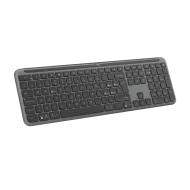 لوحة مفاتيح لاسلكية نحيفة Logitech K950 – متعددة الأنظمة وهادئة الكتابة - أسود