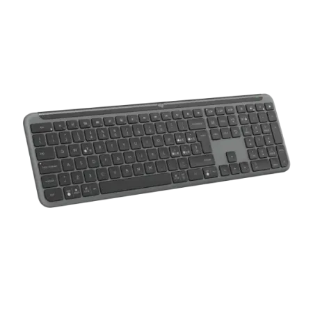 لوحة مفاتيح لاسلكية نحيفة Logitech K950 – متعددة الأنظمة وهادئة الكتابة - أسود