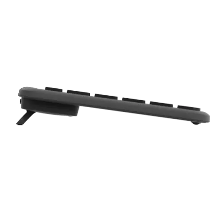 لوحة مفاتيح لاسلكية نحيفة Logitech K950 – متعددة الأنظمة وهادئة الكتابة - أسود
