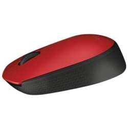 ماوس لوجيتك M171 لاسلكي - أحمر - اتصال مستقر وراحة يد ببطارية تدوم حتى 12 شهرًا
