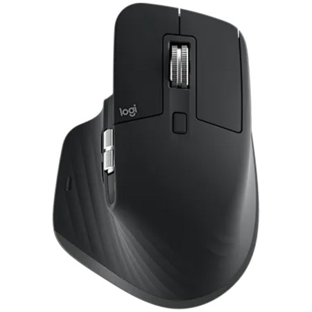 فأرة لاسلكية Logitech MX Master 3S، بدقة عالية 8000 DPI، مزودة بعجلة تمرير MagSpeed، يمكنها التبديل بين ما يصل إلى 3 أجهزة، وقابلة للتخصيص بالكامل - اسود فأرة لاسلكية Logitech MX Master 3S، بدقة عالية 8000 DPI، مزودة بعجلة تمرير MagSpeed، يمكنها التبديل بين ما يصل إلى 3 أجهزة، وقابلة للتخصيص بالكامل - اسود
