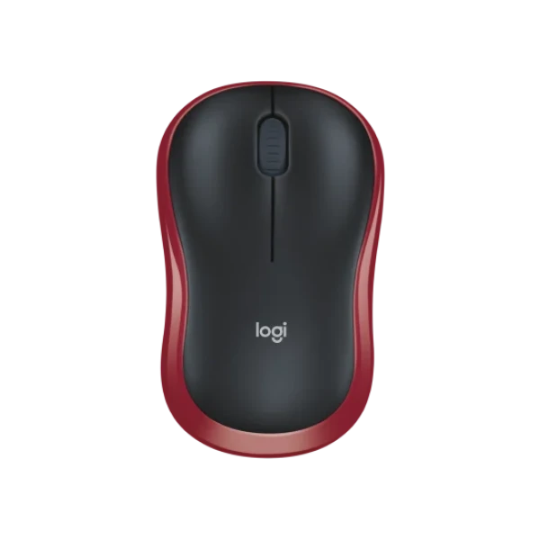 Wireless Mouse - Logitech M185 - RED Precise Optical Tracking with 12-Month Battery Life Wireless Mouse - Logitech M185 - RED Precise Optical Tracking with 12-Month Battery Life