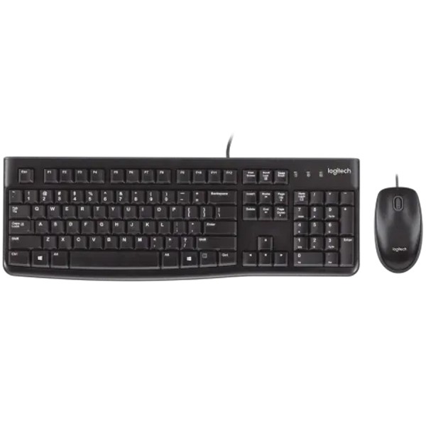 Combo Wired Keyboard and Mouse , Logitech MK120 ,Full-size keyboard ,Reliable USB ,Spill-resistan ,Comfortable, low-profile - Black Combo Wired Keyboard and Mouse , Logitech MK120 ,Full-size keyboard ,Reliable USB ,Spill-resistan ,Comfortable, low-profile - Black