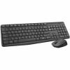 Combo Wireless Keyboard and Mouse Logitech MK235 ,Reliable 2.4GHz wireless ,Full-size keyboard ,Spill-resistant ,Easy plug-and-play setup - Carbon Grey Combo Wireless Keyboard and Mouse Logitech MK235 ,Reliable 2.4GHz wireless ,Full-size keyboard ,Spill-resistant ,Easy plug-and-play setup - Carbon Grey