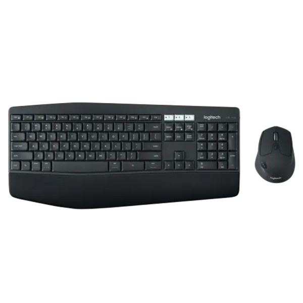 Office Combo Keyboard Mouse Dual wireless Bluetooth Logitech MK850 Perfomance ,Low-noise ,Optical sensor with 1000 DPI ,Ergonomic right-handed design - Black