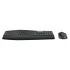 Office Combo Keyboard Mouse Dual wireless Bluetooth Logitech MK850 Perfomance ,Low-noise ,Optical sensor with 1000 DPI ,Ergonomic right-handed design - Black