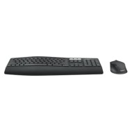 Office Combo Keyboard Mouse Dual wireless Bluetooth Logitech MK850 Perfomance ,Low-noise ,Optical sensor with 1000 DPI ,Ergonomic right-handed design - Black