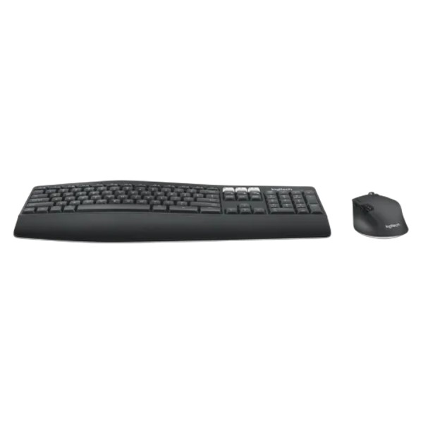 Office Combo Keyboard Mouse Dual wireless Bluetooth Logitech MK850 Perfomance ,Low-noise ,Optical sensor with 1000 DPI ,Ergonomic right-handed design - Black