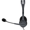 Headset  Logitech H111 Stereo ,Wired connection via 3.5 mm ,Clear stereo sound ,Adjustable headband