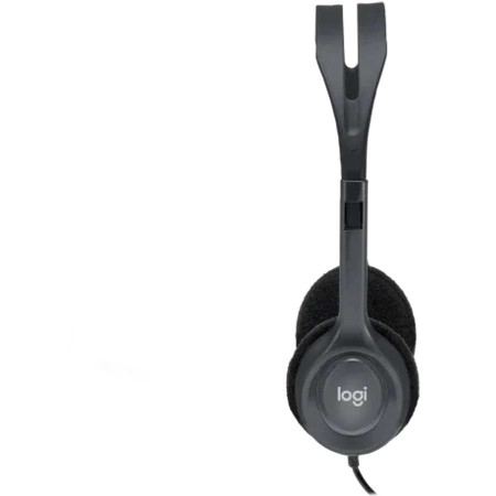 سماعة الرأس Logitech H111 ستيريو – اتصال سلكي عبر 3.5 مم – صوت ستيريو واضح – شريط رأس قابل للتعديل سماعة الرأس Logitech H111 ستيريو – اتصال سلكي عبر 3.5 مم – صوت ستيريو واضح – شريط رأس قابل للتعديل