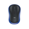 Wireless Mouse - Blue Logitech M185 - Precise Optical Tracking with 12-Month Battery Life Wireless Mouse - Blue Logitech M185 - Precise Optical Tracking with 12-Month Battery Life