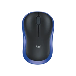 ماوس لوجيتك M185 لاسلكي - أزرق - تتبع بصري دقيق مع بطارية تدوم حتى 12 شهرًا