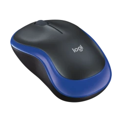 ماوس لوجيتك M185 لاسلكي - أزرق - تتبع بصري دقيق مع بطارية تدوم حتى 12 شهرًا