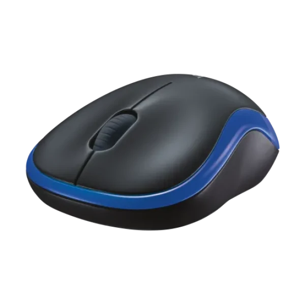 Wireless Mouse - Blue Logitech M185 - Precise Optical Tracking with 12-Month Battery Life Wireless Mouse - Blue Logitech M185 - Precise Optical Tracking with 12-Month Battery Life