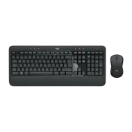 طقم كيبورد وماوس لوجيتك MK540 Advanced لاسلكي - أسود