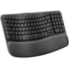 Wireless Keyboard Logitech Wave Keys Ergonomic – Multi-OS Support with Comfort Design - black Wireless Keyboard Logitech Wave Keys Ergonomic – Multi-OS Support with Comfort Design - black