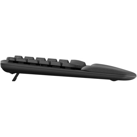 لوحة مفاتيح لاسلكية مريحة Logitech Wave Keys – تصميم متموّج ودعم متعدد الأنظمة - أسود لوحة مفاتيح لاسلكية مريحة Logitech Wave Keys – تصميم متموّج ودعم متعدد الأنظمة - أسود
