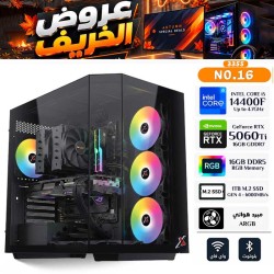 عروض الخريف - بي سي قيمنق احترافي رقم 016 - Intel i5-14400F الجيل الرابع عشر - كرت شاشة RTX 5060 Ti 16GB عروض الخريف - بي سي قيمنق احترافي رقم 016 - Intel i5-14400F الجيل الرابع عشر - كرت شاشة RTX 5060 Ti 16GB