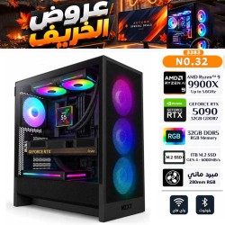 عروض الخريف - بي سي قيمنق احترافي رقم 032 - إصدار PROART - AMD Ryzen 9 9900X - كرت شاشة RTX 5090 32GB