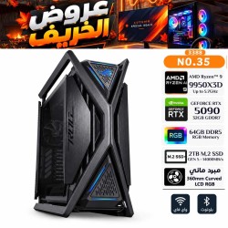 عروض الخريف - بي سي قيمنق احترافي رقم 035 - AMD Ryzen 9 9950X3D - كرت شاشة RTX 5090 32GB عروض الخريف - بي سي قيمنق احترافي رقم 035 - AMD Ryzen 9 9950X3D - كرت شاشة RTX 5090 32GB