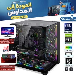 عروض العودة للمدارس - بي سي قيمنق احترافي رقم 2-A - Intel Core Ultra 5 225F - RTX 5060 8GB - مع شاشة عروض العودة للمدارس - بي سي قيمنق احترافي رقم 2-A - Intel Core Ultra 5 225F - RTX 5060 8GB - مع شاشة