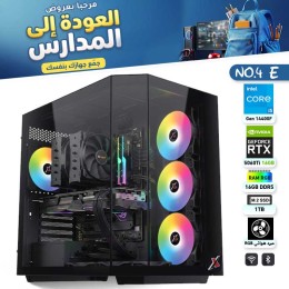 عروض العودة للمدارس - بي سي قيمنق احترافي رقم 4-E - Intel Core i5-14400F الجيل الرابع عشر - RTX 5060 Ti 16GB