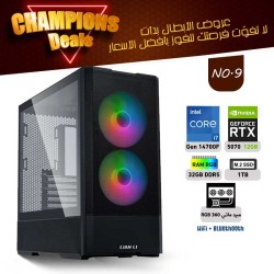 عروض الأبطال بي سي تجميعة احترافية رقم 9 - i7 14700F الجيل الرابع عشر - RTX 5070 12GB