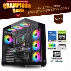 عروض الأبطال بي سي تجميعة احترافية رقم 6 - i7 14700F الجيل الرابع عشر - RTX 5060 TI 16GB