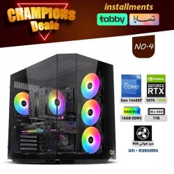 عروض الأبطال بي سي تجميعة احترافية أقساط رقم 4 - i5 14400F الجيل الرابع عشر - RTX 5070 12GB