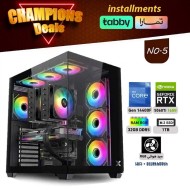 عروض الأبطال بي سي تجميعة احترافية أقساط  رقم 5 معالج i5-14400F الجيل الرابع عشر - RTX 5060 TI 16GB