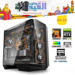 Eid Al Fitr OFFERS PC NO.20 - AMD RYZEN 7 9800X3D - RTX 5090 32GB Eid Al Fitr OFFERS PC NO.20 - AMD RYZEN 7 9800X3D - RTX 5090 32GB