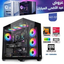 عروض عيد الأضحى  بي سي تجميعة احترافية  رقم 10 - رايزن 7 RX 9070 16GB - 7800X3D