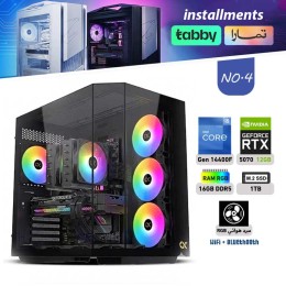 عروض عيد الأضحى بي سي تجميعة احترافية أقساط رقم 4 - i5 14400F الجيل الرابع عشر - RTX 5070 12GB