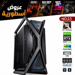 عروض القيمنق الأسطورية - بي سي قيمنق احترافي رقم 23 - AMD Ryzen 9 9950X3D - RTX 5090 32GB