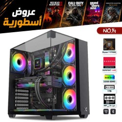 عروض القيمنق الأسطورية - بي سي قيمنق احترافي رقم 14 - AMD Ryzen 7 9700X - Radeon RX 9070 XT 16GB عروض القيمنق الأسطورية - بي سي قيمنق احترافي رقم 14 - AMD Ryzen 7 9700X - Radeon RX 9070 XT 16GB