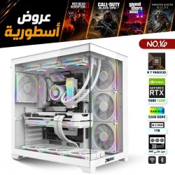 عروض القيمنق الأسطورية - بي سي قيمنق احترافي رقم 16 - AMD Ryzen 7 9800X3D - RTX 5080 16GB عروض القيمنق الأسطورية - بي سي قيمنق احترافي رقم 16 - AMD Ryzen 7 9800X3D - RTX 5080 16GB