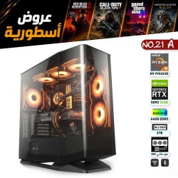 عروض القيمنق الأسطورية - جهاز قيمنق احترافي رقم 21-A - Intel Core Ultra 9 285K - RTX 5090 32GB