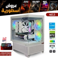عروض القيمنق الأسطورية -بي سي قيمنق احترافي رقم 3 - i5 12400F الجيل الثاني عشر - RTX 5060 8GB عروض القيمنق الأسطورية -بي سي قيمنق احترافي رقم 3 - i5 12400F الجيل الثاني عشر - RTX 5060 8GB