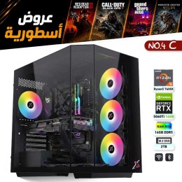 عروض القيمنق الأسطورية | جهاز تجميعة احترافية رقم 4-C | AMD Ryzen™ 5 7600X | GeForce RTX™ 5060 Ti 16GB