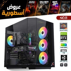 عروض القيمنق الأسطورية - بي سي قيمنق احترافي رقم 8 - AMD Ryzen 5 9600X - RTX 5070 12GB