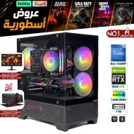 عروض القيمنق الأسطورية بالتقسيط - بي سي قيمنق رقم 1-A - i5 12400F الجيل الثاني عشر - RTX 5060 8GB - مع شاشة