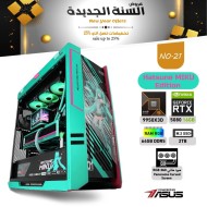 جهاز العاب احترافي ASUS ROG اصدار Hatsune Miku, معالج Ryzen 9 9950X3D, رامات 64GB DDR5, تخزين 2TB M.2 NVMe, كرت شاشة RTX 5080 16GB, باور 1200 واط, ويندوز 11 برو