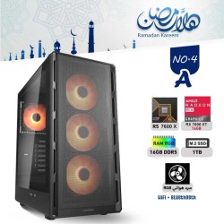 عروض رمضان  بي سي تجميعة رقم 4-A - رايزن 5 RX 7600 XT 16GB - 7600X