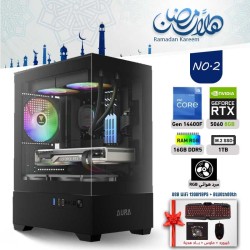 عروض رمضان بي سي تجميعة احترافية رقم 2 - i5 14400F الجيل الرابع عشر - RTX 5060 8GB