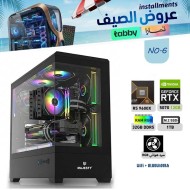 عروض الصيف بي سي تجميعة احترافية أقساط رقم 6 - رايزن 5 RTX 5070 12GB - 9600X